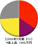 辻電工 損益計算書 2008年5月期