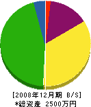 片田工業 貸借対照表 2008年12月期