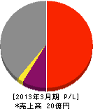 斎藤運輸工業 損益計算書 2013年3月期