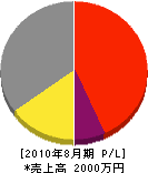 丸三建設 損益計算書 2010年8月期 丸三建設 損益計算書 2010年8月期