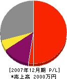竹川造園 損益計算書 2007年12月期