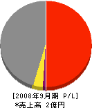 阪神土木建設 損益計算書 2008年9月期