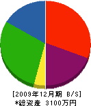 飯塚瓦工業 貸借対照表 2009年12月期