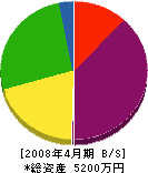 伊藤建設 貸借対照表 2008年4月期
