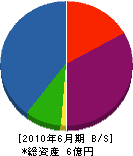 丸東製作所 貸借対照表 2010年6月期