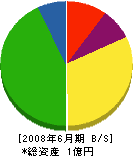 東長静岡 貸借対照表 2008年6月期