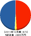 丸芳工業 貸借対照表 2011年12月期