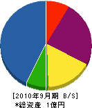 渡辺電業社 貸借対照表 2010年9月期