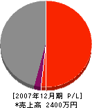 江平建設 損益計算書 2007年12月期