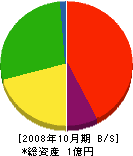 昭電社 貸借対照表 2008年10月期