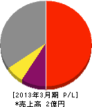 日昭電工 損益計算書 2013年3月期