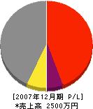 槻田工務店 損益計算書 2007年12月期