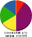 幸澤設備 貸借対照表 2008年4月期