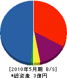 高千穂防災工業 貸借対照表 2010年5月期