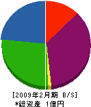 ハウス松田 貸借対照表 2009年2月期