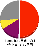 櫻井塗装店 損益計算書 2009年12月期