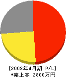 丸松電建 損益計算書 2008年4月期
