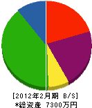 松村 貸借対照表 2012年2月期