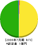 前田建設 貸借対照表 2008年7月期