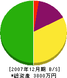 田口製作所 貸借対照表 2007年12月期