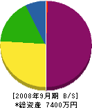 小田商店 貸借対照表 2008年9月期