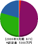 久保田組 貸借対照表 2008年9月期