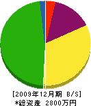 高松技建 貸借対照表 2009年12月期