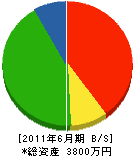 ヨシケン 貸借対照表 2011年6月期