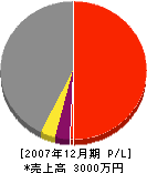 昭和電設工業 損益計算書 2007年12月期
