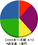 鎌田林業土木 貸借対照表 2008年11月期