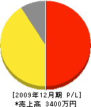 村越亀松 損益計算書 2009年12月期