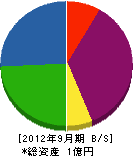 新潟特機 貸借対照表 2012年9月期