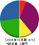 山本開発 貸借対照表 2008年10月期