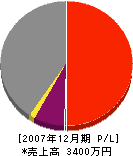 河野建築 損益計算書 2007年12月期