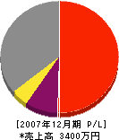 飯田土建 損益計算書 2007年12月期