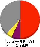 小手川電業 損益計算書 2012年9月期