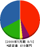 辻産業 貸借対照表 2008年5月期