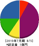 日栄工業 貸借対照表 2010年7月期
