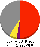 仙波水道工業所 損益計算書 2007年12月期 仙波水道工業所 損益計算書 2007年12月期