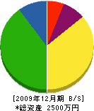 浜田建設工業 貸借対照表 2009年12月期