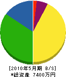 西日本畳 貸借対照表 2010年5月期
