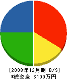 本田開発コンサルタント 貸借対照表 2008年12月期
