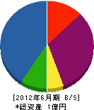 吉田電設 貸借対照表 2012年6月期
