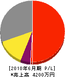 石井電業社 損益計算書 2010年6月期