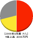 西日本ライン 損益計算書 2008年4月期