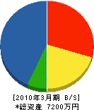 ミヤマ電器工芸社 貸借対照表 2010年3月期