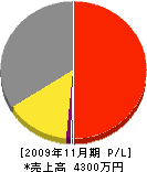 長澤建設 損益計算書 2009年11月期 長澤建設 損益計算書 2009年11月期