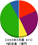 栗東ガーデン 貸借対照表 2009年9月期