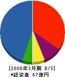 辻正 貸借対照表 2008年3月期