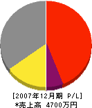 吉田技建 損益計算書 2007年12月期